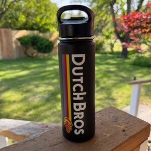 Dutch Bros Matte Black Insulated Bottle